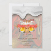 Beer pong party Invitation Kaart (Voorkant)