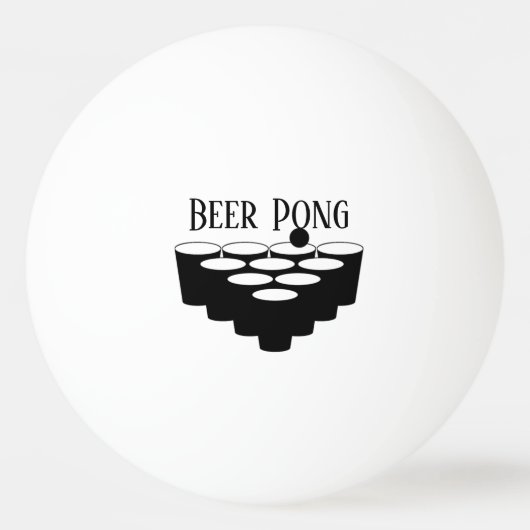 Beer Pong Pingpongbal (Voorkant)
