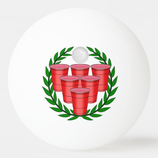 Beer Pong Pingpongbal (Voorkant)