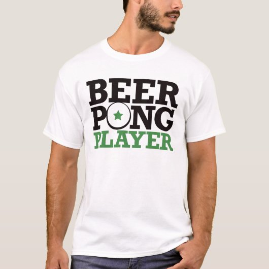 Beer Pong - Player T-shirt (Voorkant)
