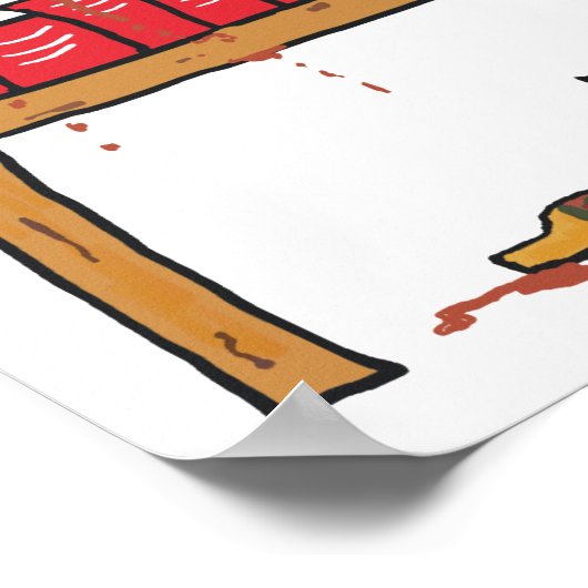 Beer Pong Poster (Hoek)