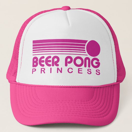 Beer Pong Princess Trucker Pet (Voorkant)