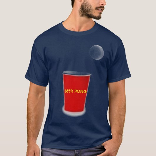 BEER PONG REGLEMENT T-Shirt (Voorkant)