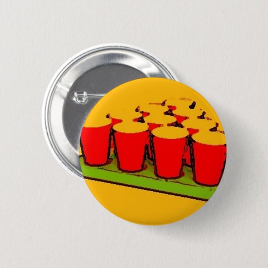 Beer Pong Ronde Button 5,7 Cm (Voorkant /achterkant)