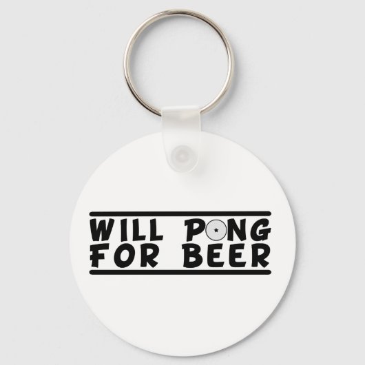 Beer Pong Sleutelhanger (Voorkant)