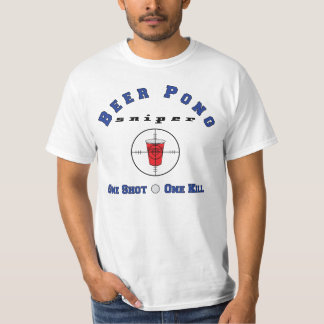 Beer Pong Sniper Shirt in Blue