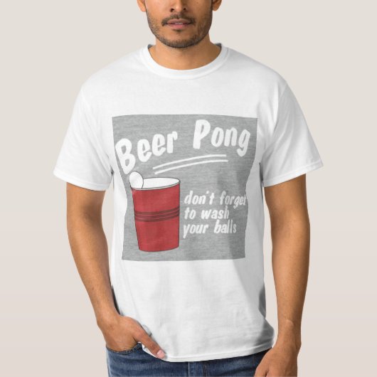 Beer-Pong T-shirt (Voorkant)