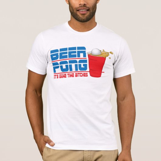 Beer Pong T-shirt (Voorkant)