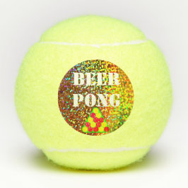 Beer Pong Tennis Ball Set van 3 Tennisballen