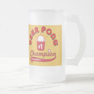 Beer Pong Trophy Matglas Bierpul