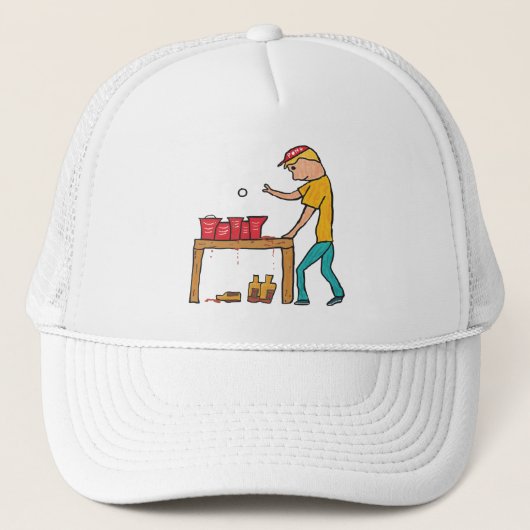 Beer Pong Trucker Pet (Voorkant)