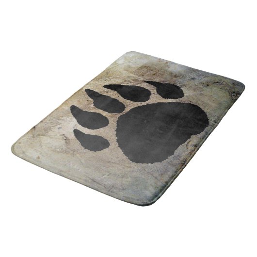 BEER POOT PRINT BADMAT (Gekanteld)