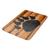 BEER POOT PRINT EN LOGS BADMAT (Gekanteld)