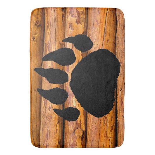 BEER POOT PRINT EN LOGS BADMAT (Voorkant Verticaal)