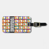 BEER Pop Art, aangepast bagagelabel (Voorkant horizontaal)