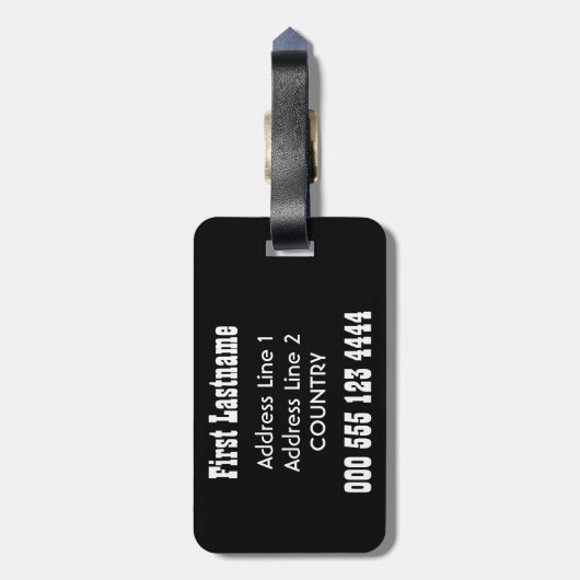 BEER Pop Art, aangepast bagagelabel (Achterkant verticaal)