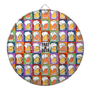 BEER Pop Art aangepast dart board Dartbord