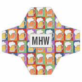 BEER Pop Art aangepast monogram voetbal (Enkel)