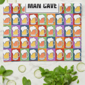 BEER Pop Art aangepaste handdoek (Gevouwen)