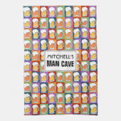 BEER Pop Art aangepaste handdoek (Verticaal)
