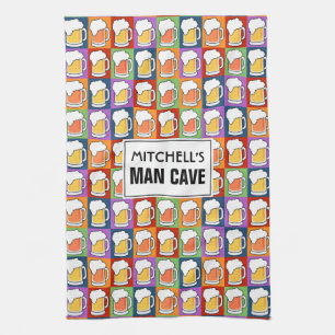 BEER Pop Art aangepaste handdoek