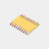 BEER Pop Art aangepaste Post-it-notities Post-it® Notes (Schuin)