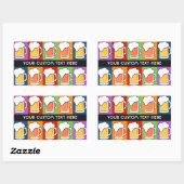 BEER Pop Art aangepaste stickers (Vel)