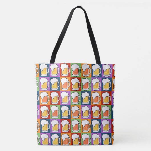 BEER Pop Art bags Tote Bag (Voorkant)