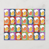 BEER Pop Art briefkaart (Voorkant)