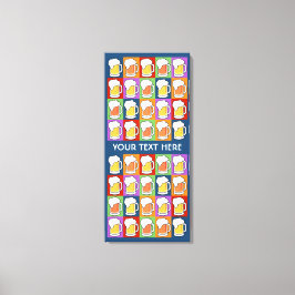 BEER Pop Art custom canvas print