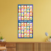 BEER Pop Art custom canvas print (Insitu (Woonkamer))