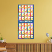 BEER Pop Art custom canvas print (Insitu (Woonkamer))