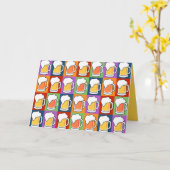 BEER Pop Art custom wenskaart Kaart (Gele Bloem)