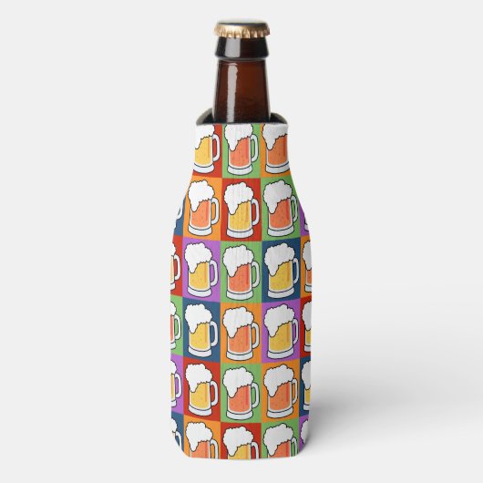 BEER Pop Art drankkoelers Flesjeskoeler (Fles Voorkant)
