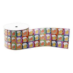 BEER Pop Art gift Grosgrain Lint