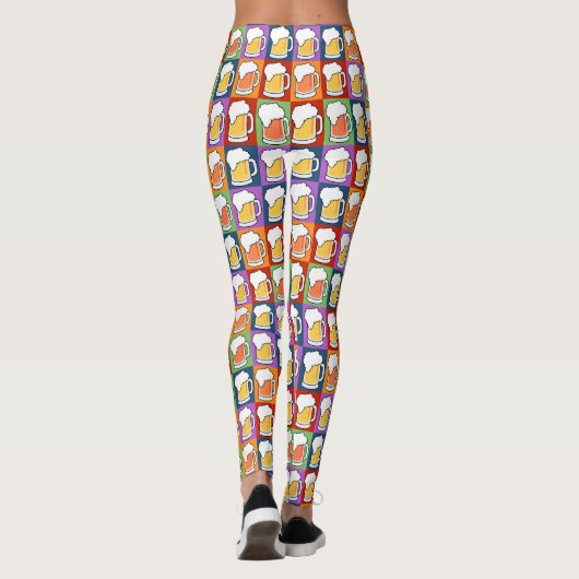 BEER Pop Art leggings (Achterkant)