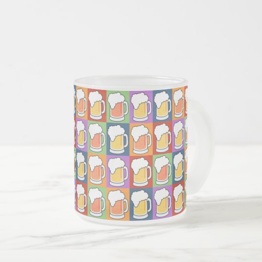 BEER Pop Art mokken (Voorkant rechts)