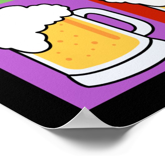 BEER Pop Art poster (Hoek)