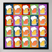 BEER Pop Art poster (Voorkant)