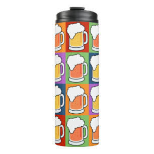 BEER Pop Art tumbler Thermosbeker