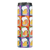 BEER Pop Art tumbler Thermosbeker (Achterkant)