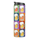 BEER Pop Art tumbler Thermosbeker (Geroteerd rechts)