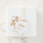 Beer Pop het als ze baby shower pop Bedankjes Labels (In situ)