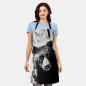 Beer portret schort (Gedragen)