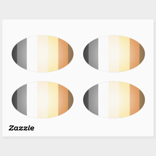 BEER PRIDE 3D KLEUREN OVALE STICKER (Vel)