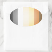 BEER PRIDE 3D KLEUREN OVALE STICKER (Tas)