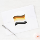 Beer Pride Banner Ronde Sticker (Envelop)