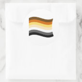 Beer Pride Banner Ronde Sticker (Tas)