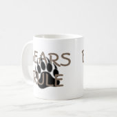 Beer Pride Beerpoot Beren Heersen Koffiemok (Voorkant links)