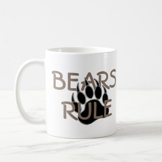 Beer Pride Beerpoot Beren Heersen Koffiemok (Links)